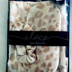3 piece Satin Sleep Set